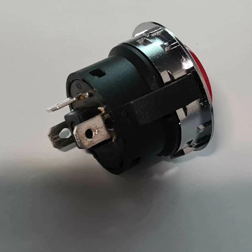 Huvudströmbrytare - Elbil, Rund, Silver Typ B 4 Huvudströmbrytare - Elbil, Rund, Silver Typ B - Bild 2