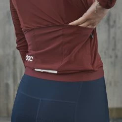 POC SPORTS W's Ambient Thermal Jersey -cykelaffär 53296 W sAmbientThermalJersey 1133 GarnetRed 4