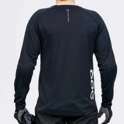POC Essential DH LS Jersey -cykelaffär Dh Ls Jersey Uranium Black 2 scaled