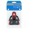 Shimano Pedalkloss SM-SH10, Röd Fast, 0 Grader Float 1 Shimano Pedalkloss SM-SH10, Röd Fast, 0 Grader Float -cykelaffär pedalkloss sm sh10 rod fast 0 grader float
