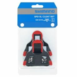 Shimano Pedalkloss SM-SH10, Röd Fast, 0 Grader Float