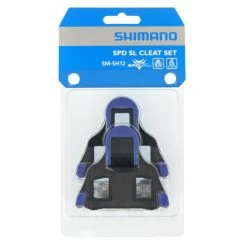 Shimano Pedalkloss SM-SH12, Blå Halv Rörlighet, 2 Grader Float