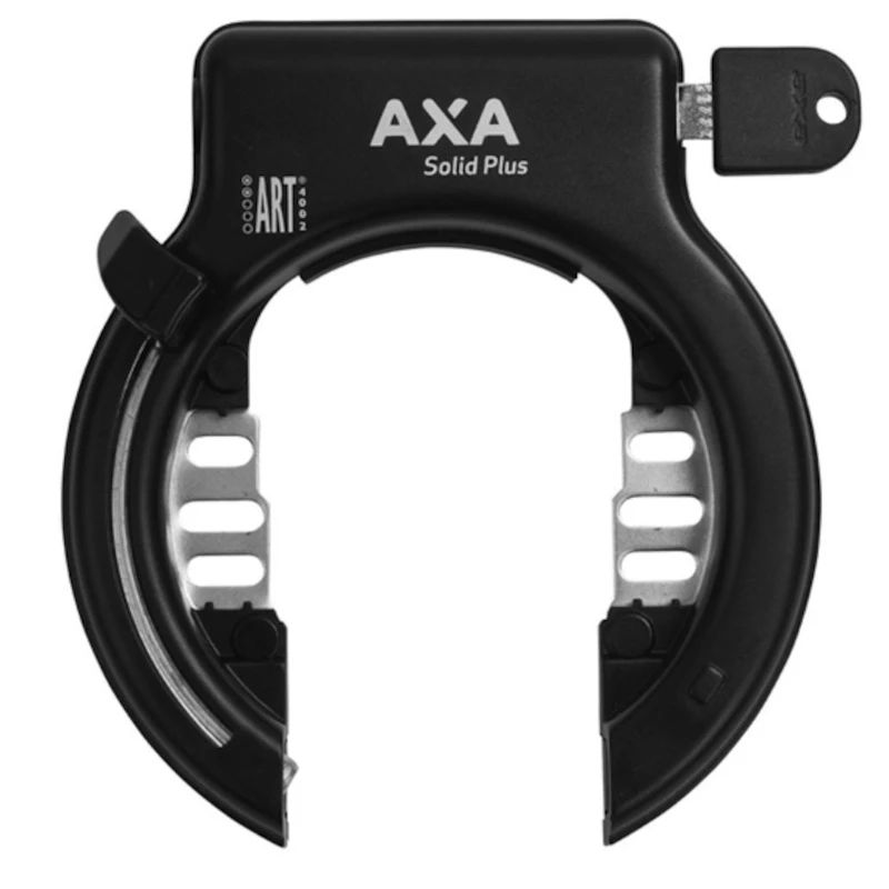 Ringlås Solid Plus AXA Med Hål Med Fäste För Extra Wire, SSF 3 Ringlås Solid Plus AXA Med Hål Med Fäste För Extra Wire, SSF