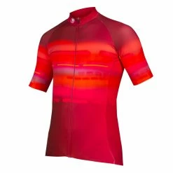 TRÖJA ENDURA VIRTUAL TEXTURE S/S JERSEY RÖD