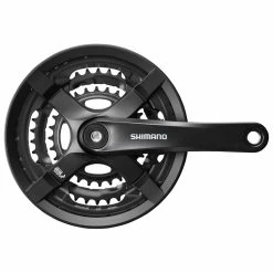 Shimano Vevparti 6/7/8-vxl, 170mm 48/38/28T FC-TY501,kedjeskydd