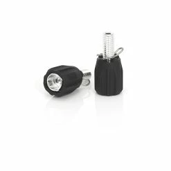 XLC SH-X05 Down Tube Gear Adjuster, For M5 Threads, Rubber-coated Aluminium Blac